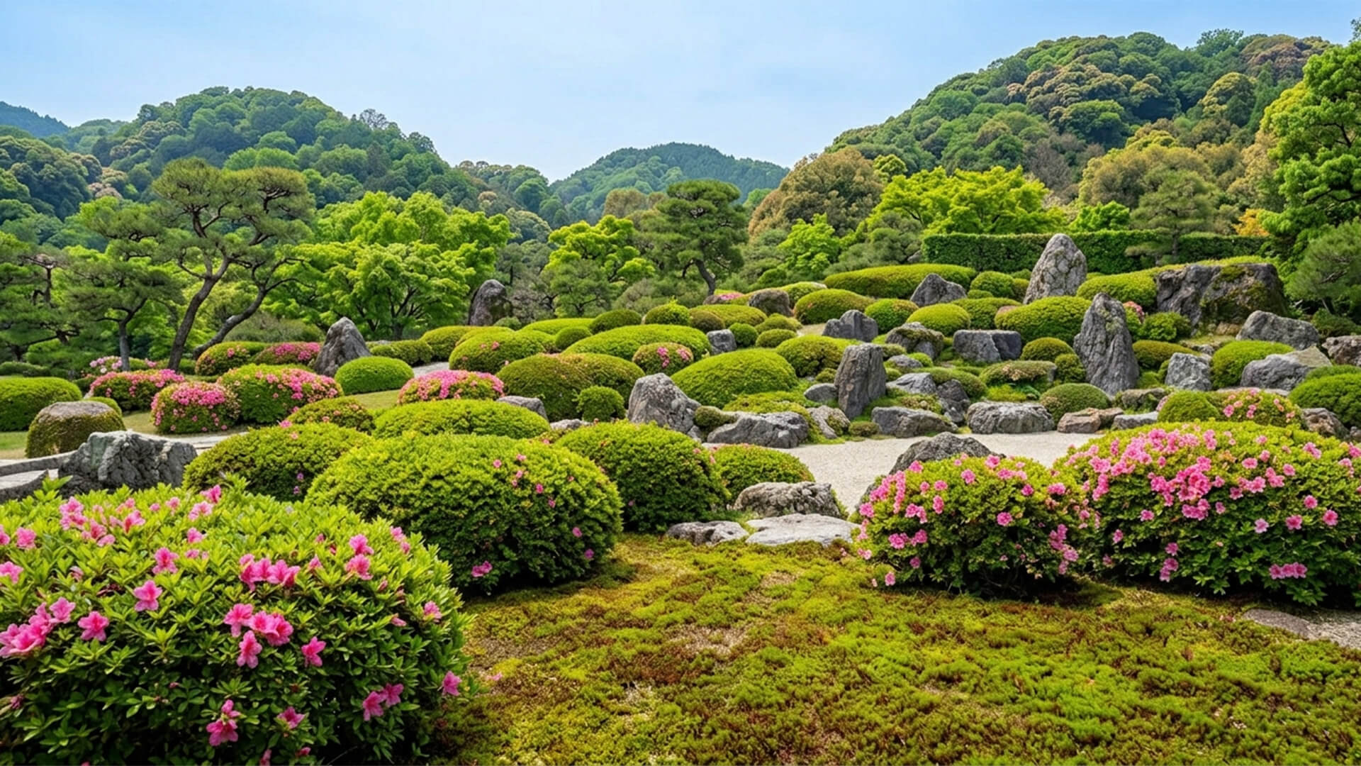 05月出発 羽田→石見 新緑の足立美術館